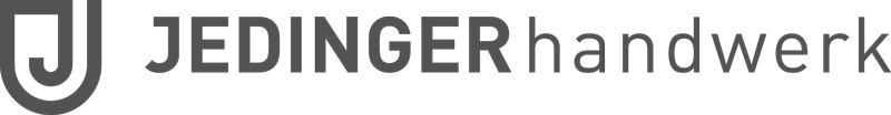 Logo mit dem Schriftzug 'JEDINGER handwerk'